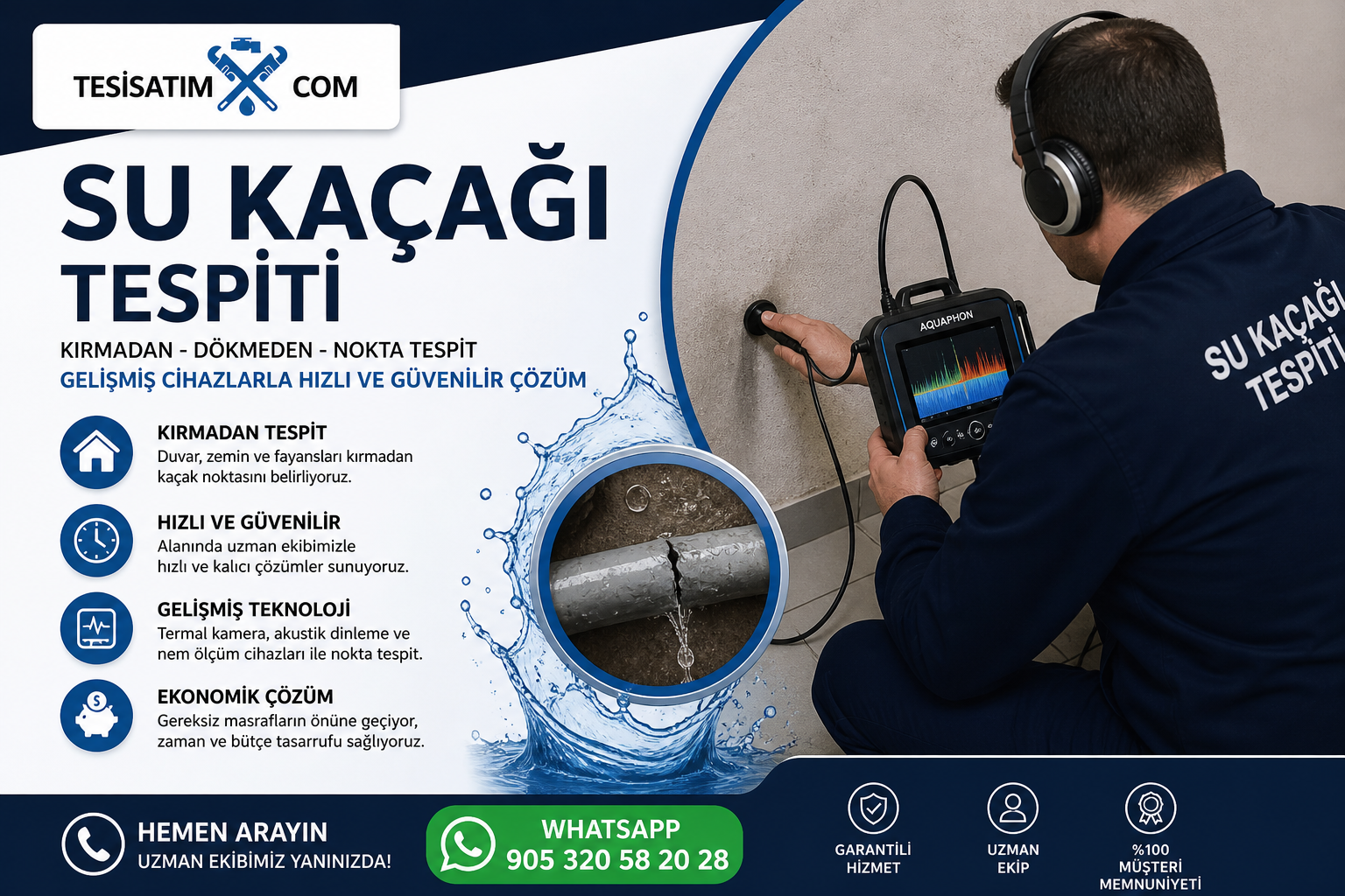 Beylikdüzü Su Kaçağı Tespiti