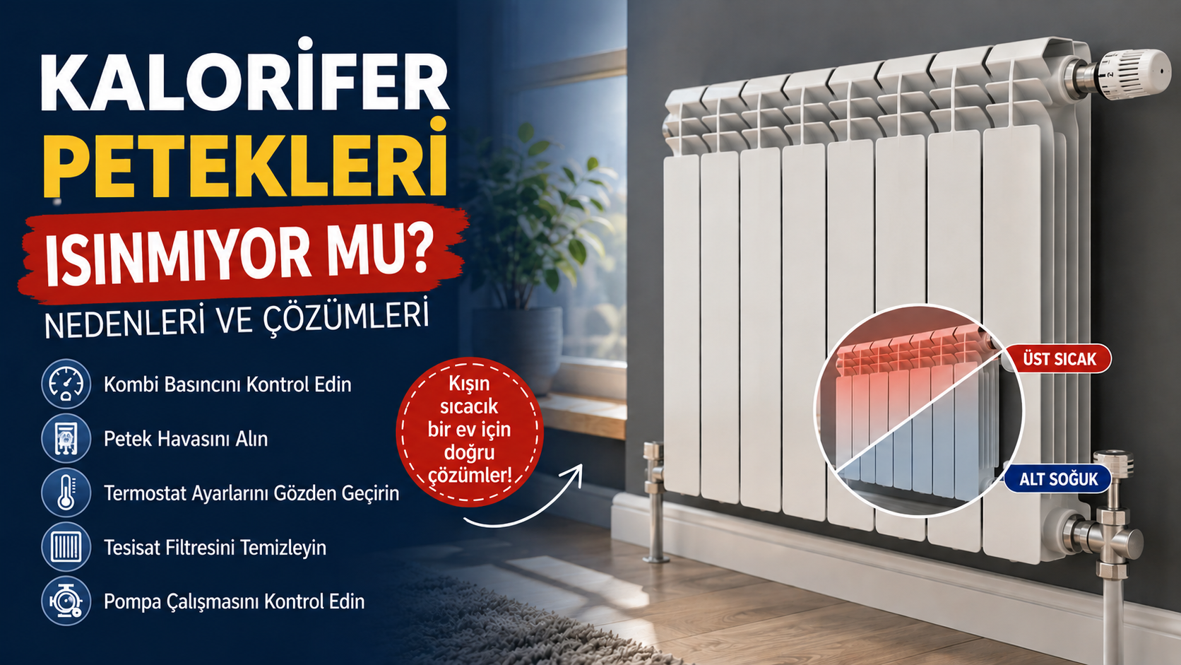 Kalorifer Petekleri Isınmıyor mu? İşte En Yaygın Nedenler