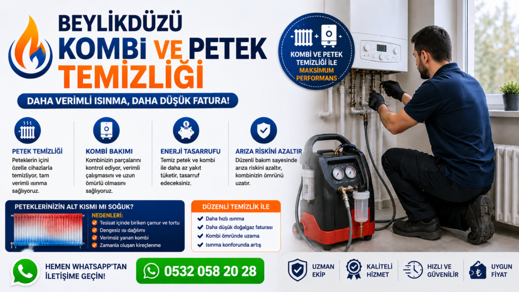Beylikdüzü Kombi ve Petek Temizliği