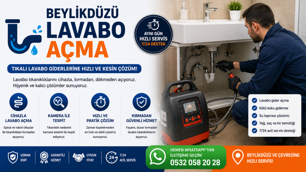 Beylikdüzü Lavabo Açma