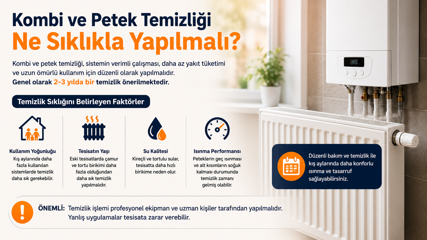 Beylikdüzü Kombi ve Petek Temizliği